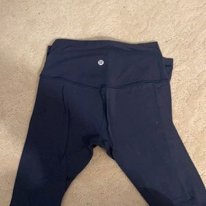 Lululemon leggings , navy blue cotton